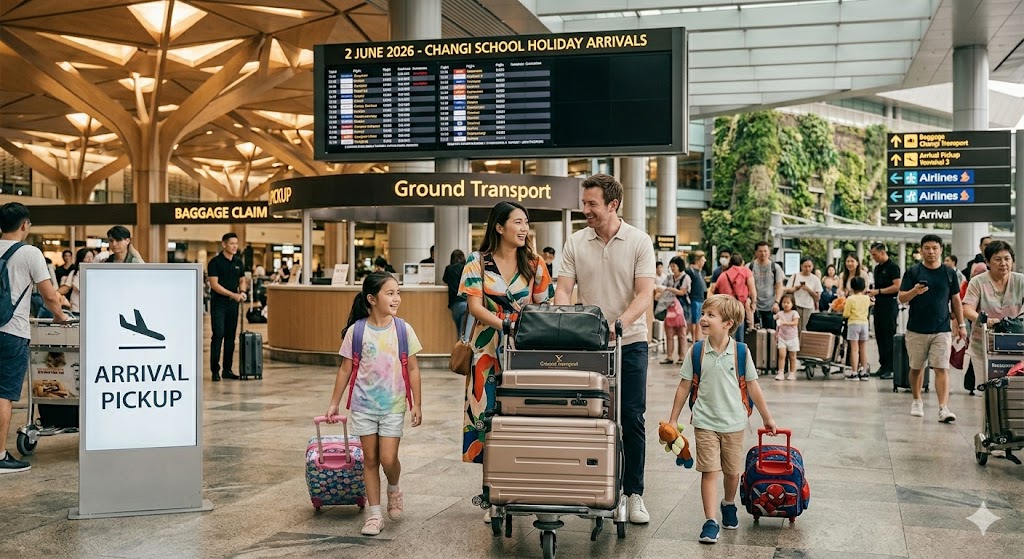 Changi Airport Transfer June School Holidays
